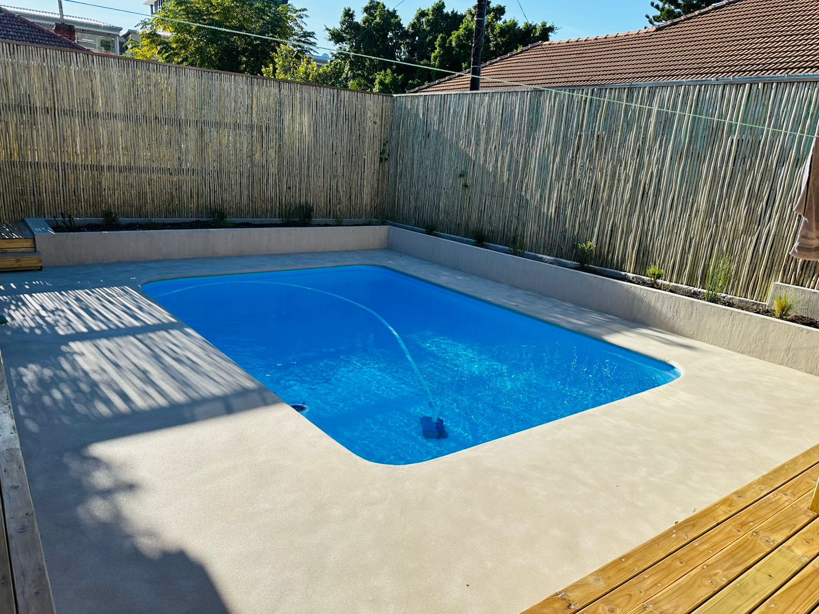 Gorgeous SandKote around a pool