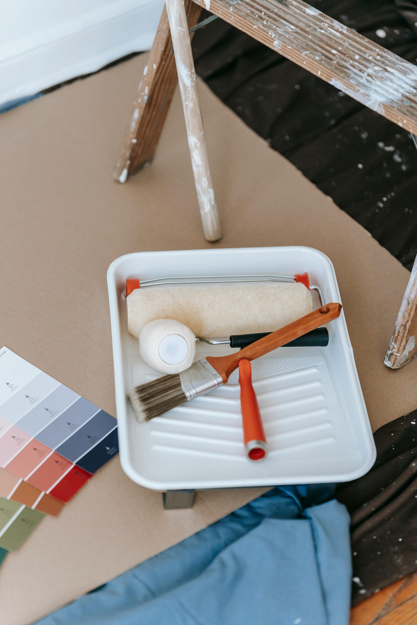 A flooring trowel